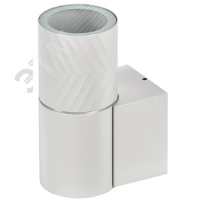 Изображение товара Светильник декоративный уличный для наружного освещения 5107 настенный под лампу GU10 IP65 белый (шт)