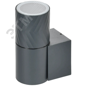 Светильник уличный декоративный для наружного освещения 5107 настенный под лампу GU10 IP65 серый - фото 1