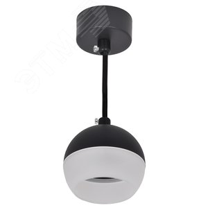 Светильник декоративный 4012 подвесной на потолок под лампу GX53 черный - фото 1