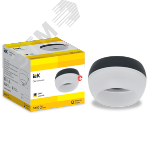 Светильник 4010 накладной потолочный под лампу GX53 черный - фото 3