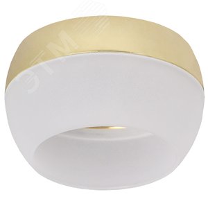 Светильник 4010 накладной потолочный под лампу GX53 золото - фото 1