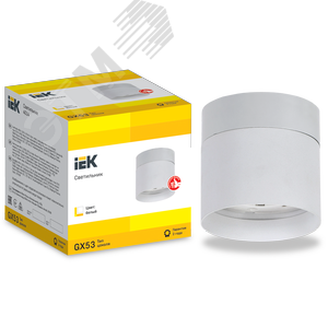 Светильник 4014 накладной потолочный поворотный под лампу GX53 белый - фото 3