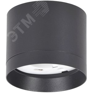 Светильник 4015 накладной потолочный под лампу GX53 черный - фото 1