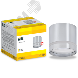 Светильник 4016 накладной потолочный под лампу GX53 хром - фото 3