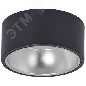 Светильник 4017 накладной потолочный под лампу GX53 черный/хром LT-UPB0-4017-GX53-1-K56 IEK