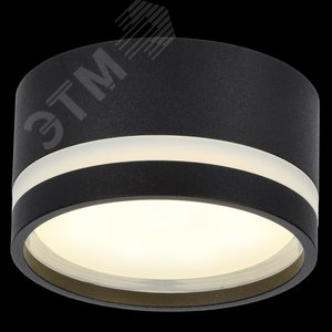 Светильник 4032 накладной потолочный под лампу GX53 черный - фото 2