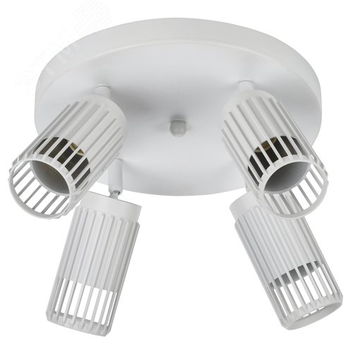 Светильник 4209 накладной потолочный под лампу 4хGU10 белый - фото 2