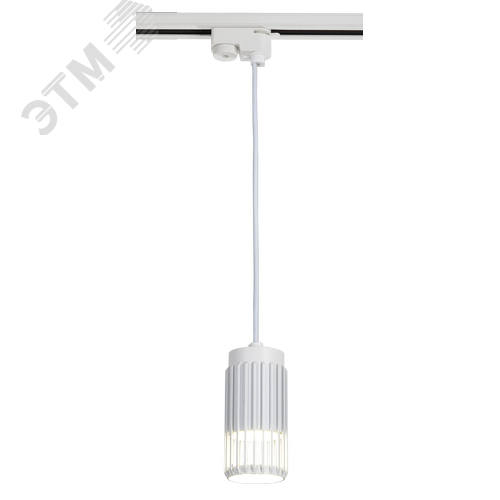 Светильник на шинопроводе 4213 декоративный трековый спот подвесной под лампу GU10 белый - фото 2