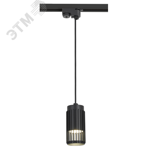 Светильник на шинопроводе 4213 декоративный трековый спот подвесной под лампу GU10 черный - фото 2