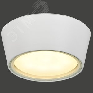 Светильник уличный декоративный для наружного освещения 5104 потолочный под лампу GX53 IP65 белый - фото 2