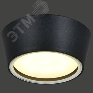 Светильник уличный декоративный для наружного освещения 5104 потолочный под лампу GX53 IP65 черный - фото 2