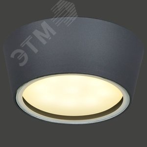 Светильник уличный декоративный для наружного освещения 5104 потолочный под лампу GX53 IP65 серый - фото 2