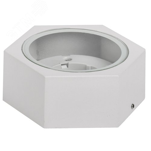 Светильник уличный декоративный для наружного освещения 5204 потолочный под лампу GX53 IP65 белый - фото 2