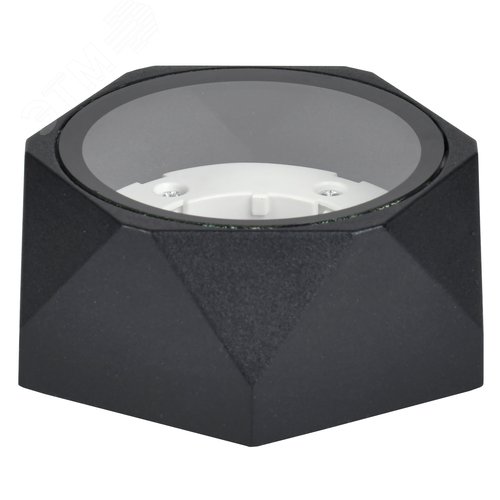 Светильник уличный декоративный для наружного освещения 5304 потолочный под лампу GX53 IP65 черный - фото 3