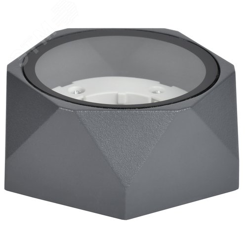 Светильник уличный декоративный для наружного освещения 5304 потолочный под лампу GX53 IP65 серый - фото 2