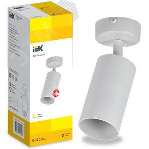 Светильник декоративный 4002 накладной настенно-потолочный под лампу GU10 белый - фото 4