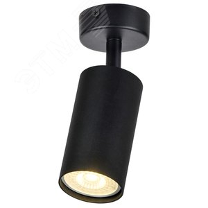 Светильник декоративный 4002 накладной настенно-потолочный под лампу GU10 черный - фото 2