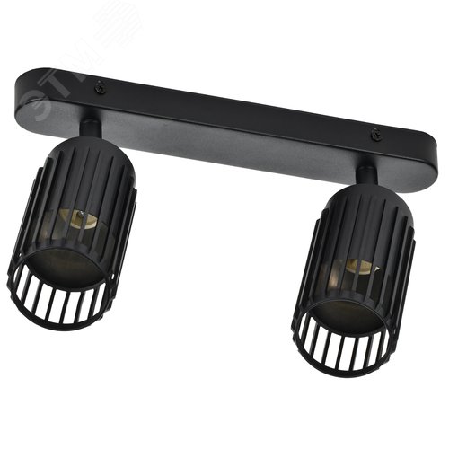 Изображение товара Светильник 4208 настенно-потолочный под лампу 2хGU10 черный (шт)
