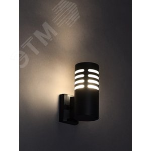 Светильник уличный декоративный для наружного освещения 5100 настенный под лампу E27 IP54 черный - фото 3