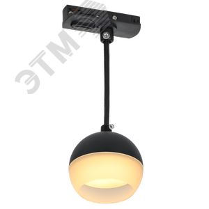 Светильник на шинопроводе 4119 декоративный трековый спот подвесной под лампу GX53 черный - фото 2