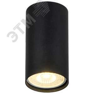 Светильник 4001 накладной потолочный под лампу GU10 черный - фото 2