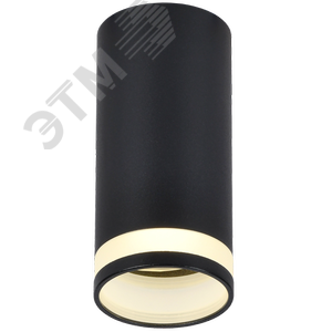 Светильник 4005 накладной потолочный под лампу GU10 черный - фото 2