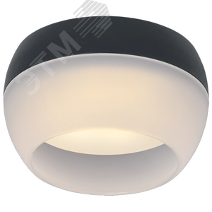 Светильник 4010 накладной потолочный под лампу GX53 черный - фото 2