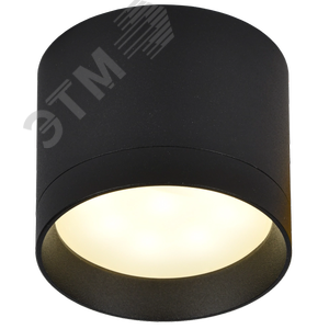 Светильник 4015 накладной потолочный под лампу GX53 черный - фото 2