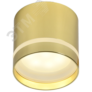 Светильник 4016 накладной потолочный под лампу GX53 золото - фото 2