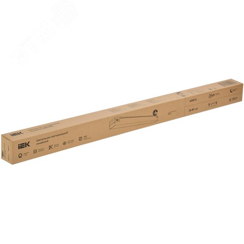 Светильник линейный магистральный светодиодный 1020 36Вт 4000К 900мм опал белый - фото 4