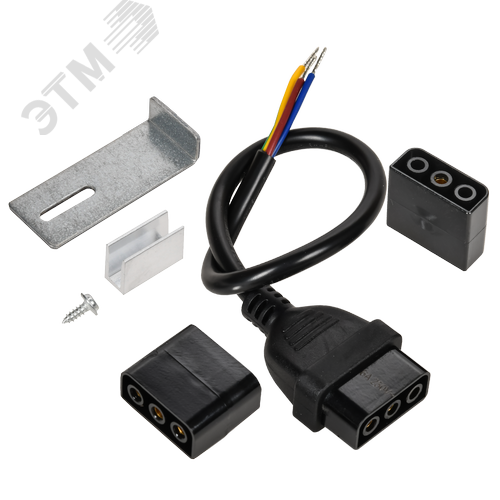 Светильник светодиодный магистральный линейный PRO офисный 1022 36Вт 4000К 900мм призма черный - фото 3