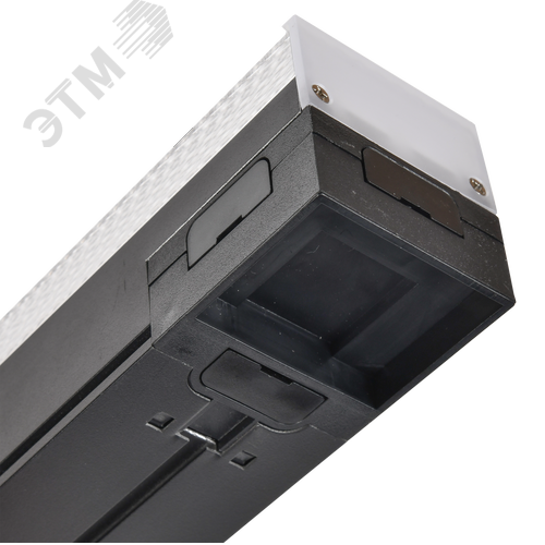 Светильник светодиодный магистральный линейный PRO офисный 1022 36Вт 4000К 900мм призма черный - фото 2