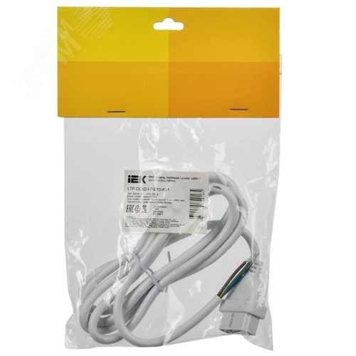 Кабель питания PRO 1,5м белый для PRO светильника светодиодного линейного 1020 и 1022 - фото 2