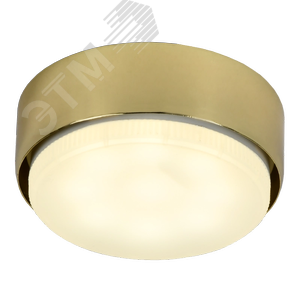 Светильник 4113 накладной под лампу GX53 золото - фото 2