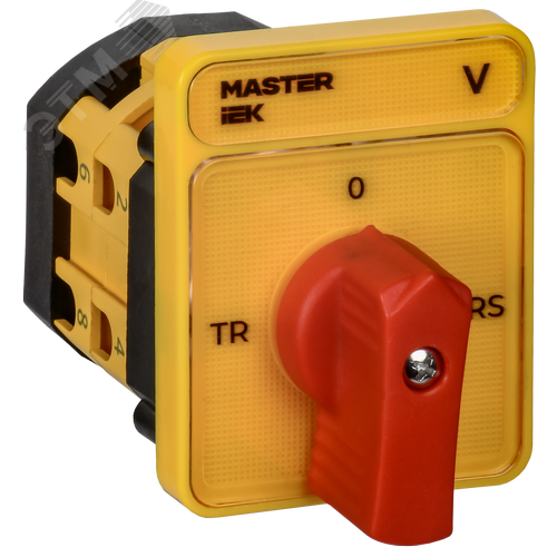 Изображение товара Переключатель кулачковый стандартная рукоятка 10А схема 67 (шт)