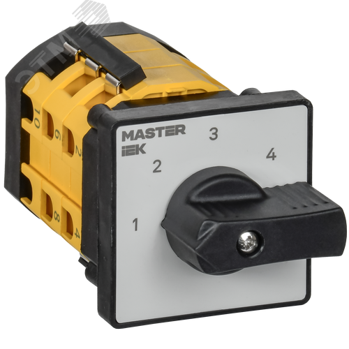 Изображение товара Переключатель кулачковый стандартная рукоятка 10А схема 84 (шт)