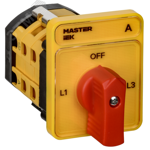 Изображение товара Переключатель кулачковый стандартная рукоятка 63А схема 98 (шт)