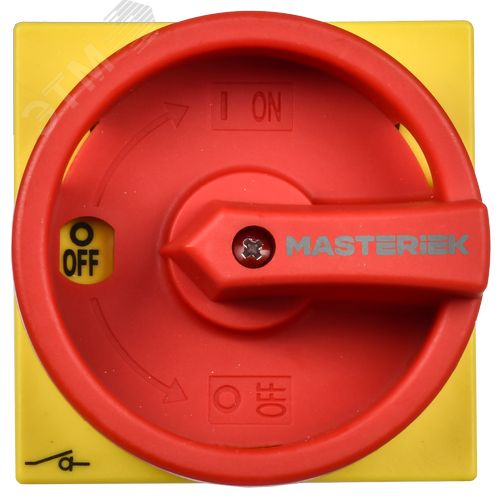 Переключатель кулачковый закрытая рукоятка аварийная 25А схема 10 - фото 2