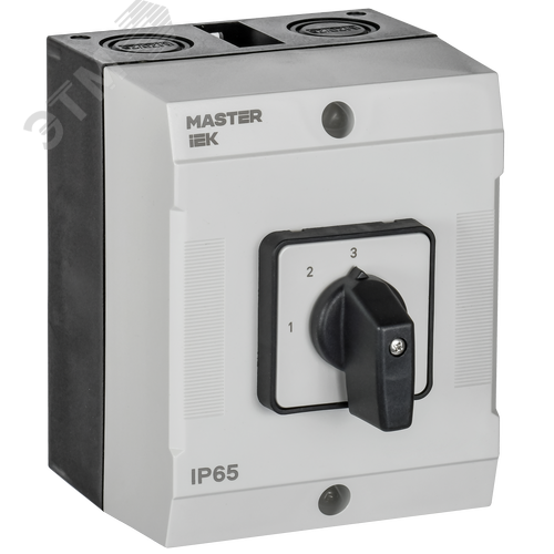 Переключатель кулачковый в боксе стандартная рукоятка 10А схема 82 - фото 1