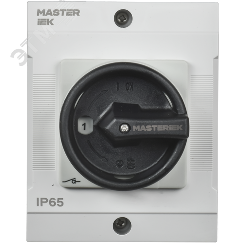 Переключатель кулачковый в боксе закрытая рукоятка 16А схема 55 - фото 2