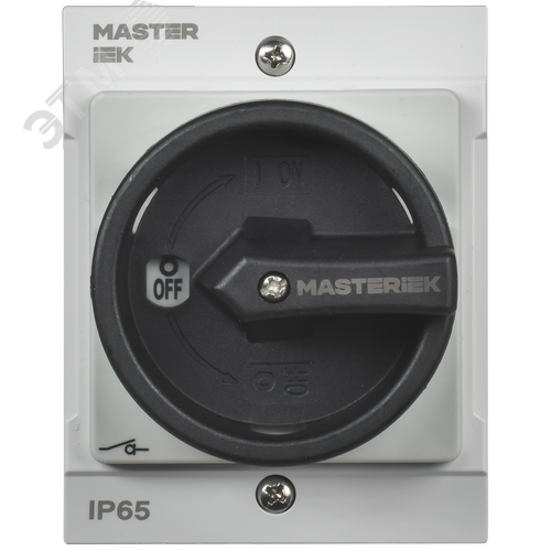 Переключатель кулачковый в боксе закрытая рукоятка 16А схема 90 - фото 2