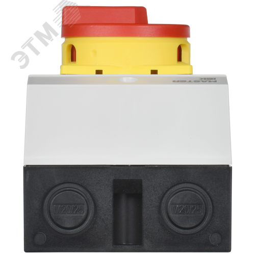 Переключатель кулачковый в боксе закрытая рукоятка аварийная 16А схема 10 - фото 4