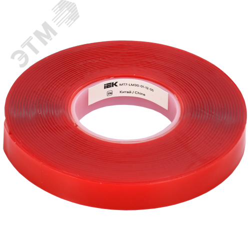 MIXTAPE PRO Лента монтажная прочная двусторонняя 1х12мм 5м IEK - фото 4