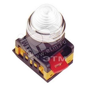 Изображение товара Лампа AL-22 сигнальная белая с подсветкой неон 240В (шт)