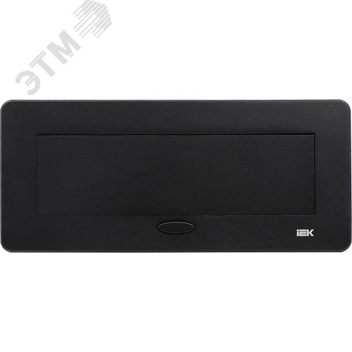 PRIMER Блок розеточный с выдвижной крышкой на 6 модулей черный IEK - фото 4