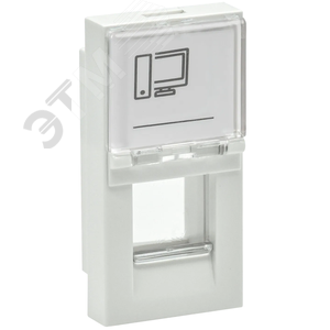 Изображение товара PRIMER Панель лицевая Keystone (1 модуль) белая IEK (шт)