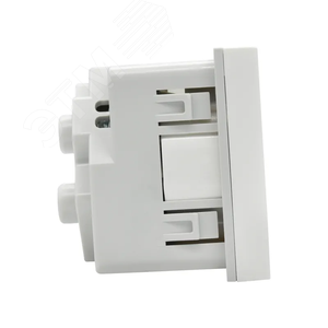 PRIMER РКС-20-30-П-45 Розетка 45град с заземляющим контактом защитной шторкой и винтовым зажимом (2 модуля) белая IEK - фото 2