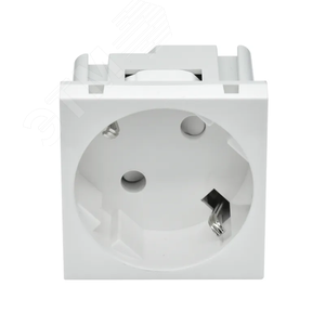 PRIMER РКС-20-30-П-45 Розетка 45град с заземляющим контактом защитной шторкой и винтовым зажимом (2 модуля) белая IEK - фото 5