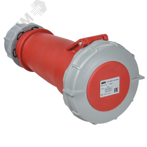 Изображение товара Розетка переносная ССИ-2252 32А-6ч 380В 3P+PE+N IP67 IEK (шт)