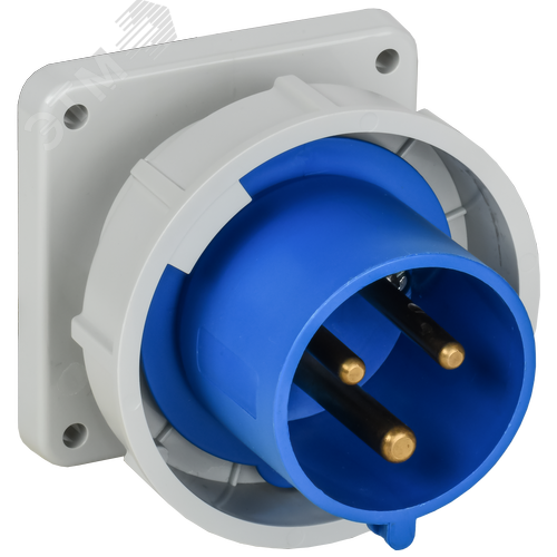 Изображение товара Вилка встраиваемая ССИ-3232 32А-6ч 220В 2P+PE IP67 IEK (шт)